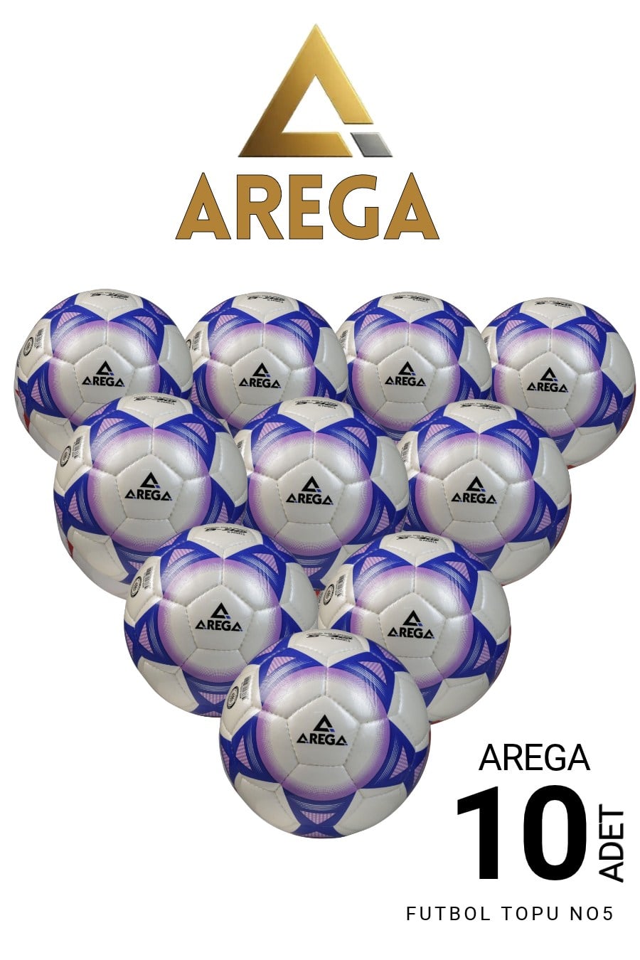 10 Adet Arega Maç Topu MSB-40552 002