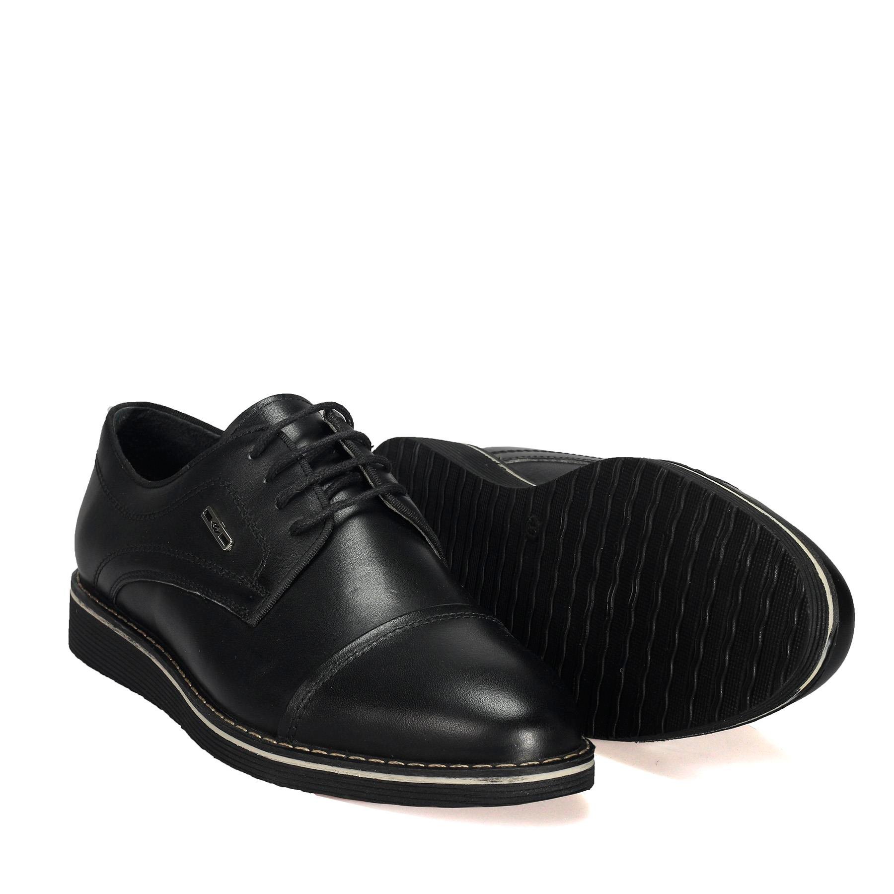 Ata Siyah Klasik Erkek Deri Ayakkabı