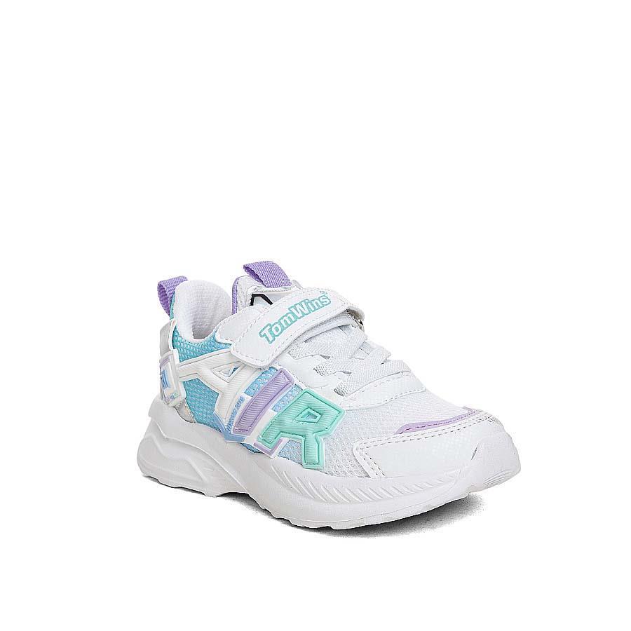 Beyaz Yüksek Taban Kız Çocuk Spor Ayakkbı