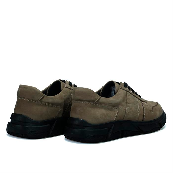 Bordolli Kum Nubuk Kışlık Deri Erkek Ayakkabı