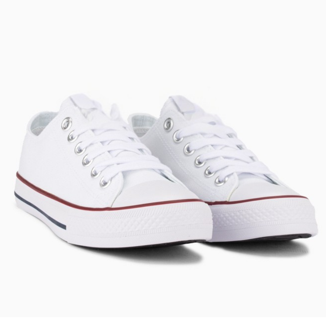 Erkek Beyaz Kanvas Ayakkabı