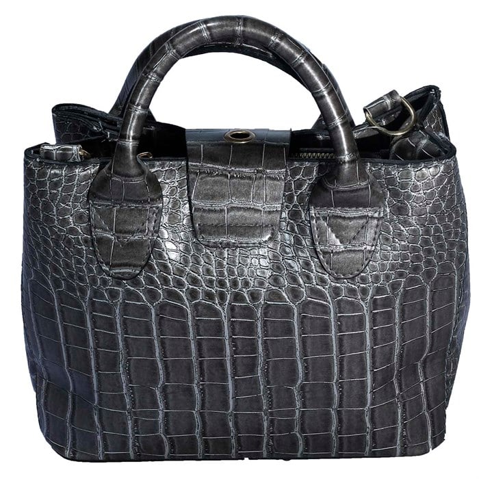 Kadın Kroklu Gri El&Omuz Çantası