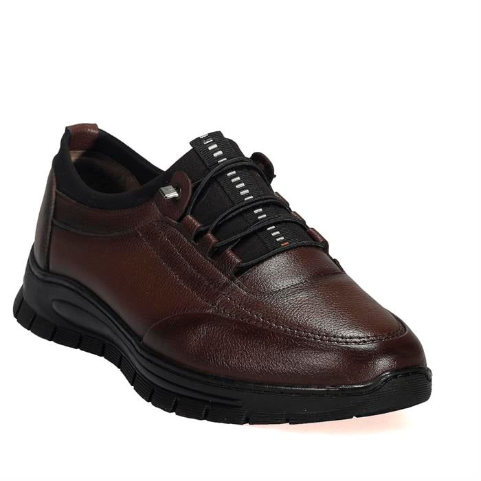 Kahverengi Casual Hakiki Deri Erkek Ayakkabı