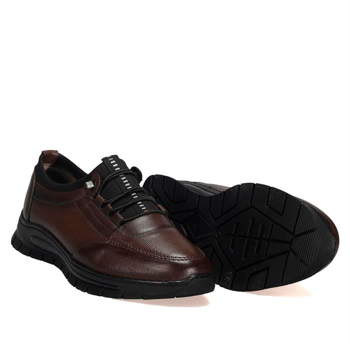 Kahverengi Casual Hakiki Deri Erkek Ayakkabı