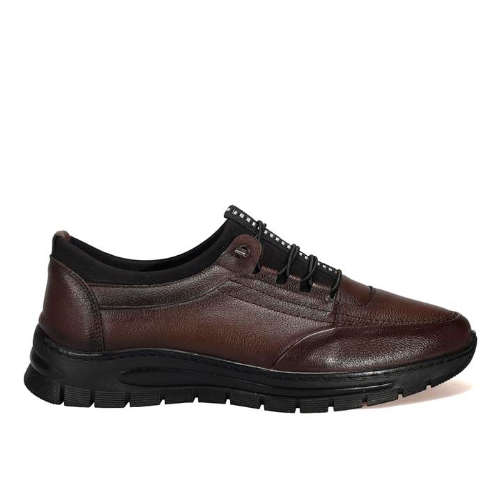 Kahverengi Casual Hakiki Deri Erkek Ayakkabı