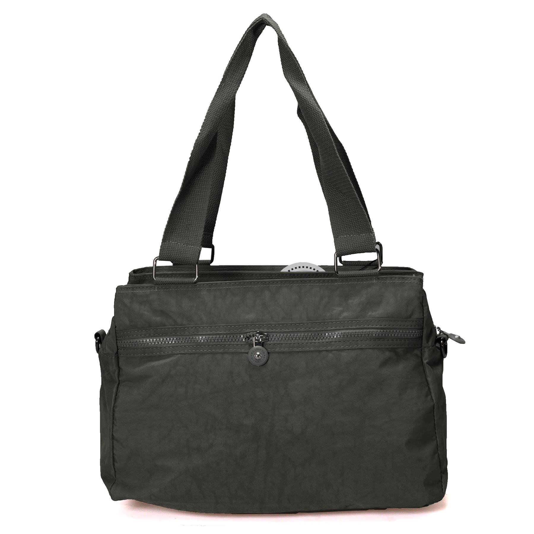 Klinkır 5 Bölmeli Mint Su Geçirmez Kadın El ve Omuz Çantası