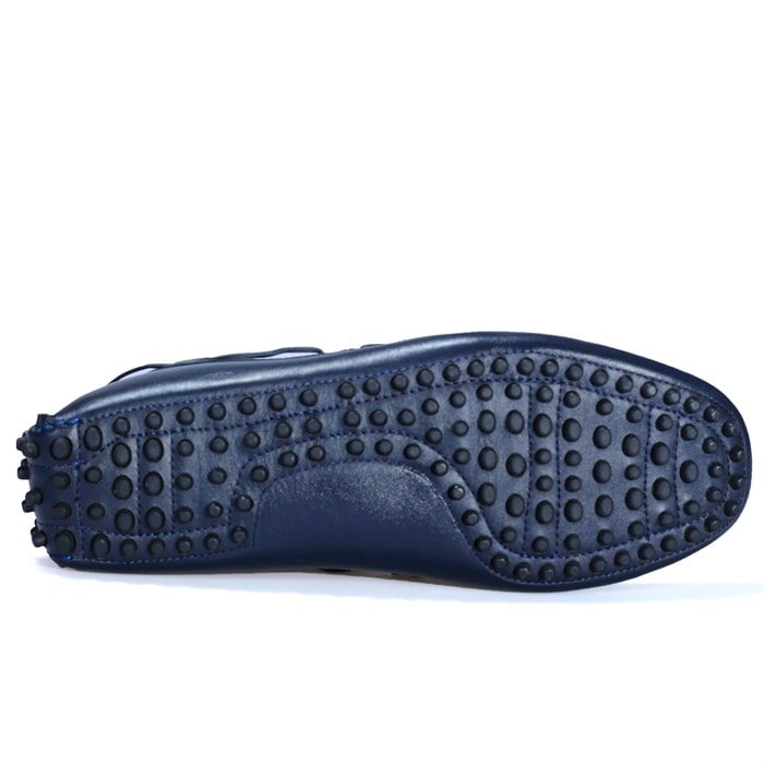 Lacivert Deri Loafer Erkek Ayakkabı