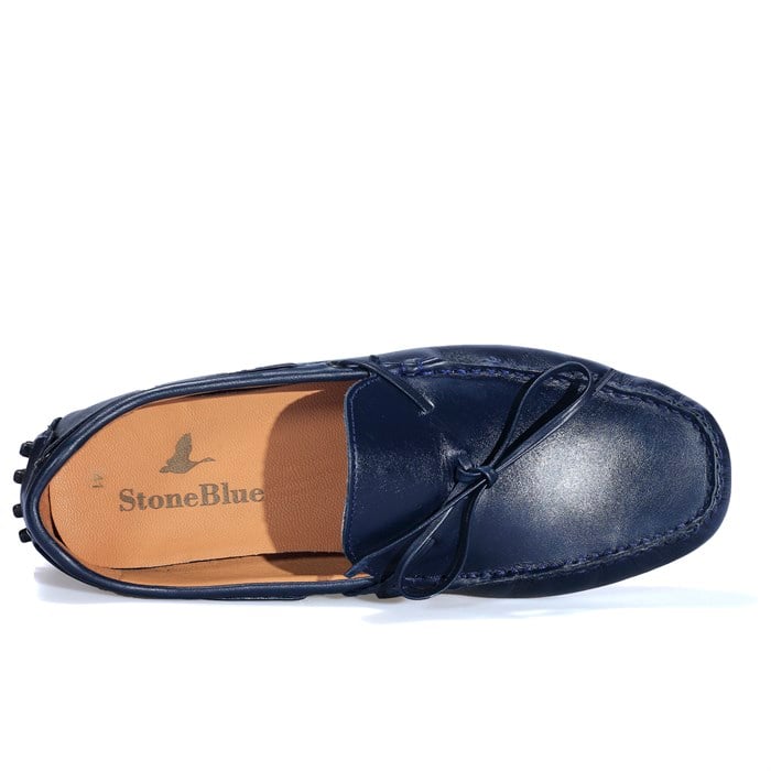 Lacivert Deri Loafer Erkek Ayakkabı