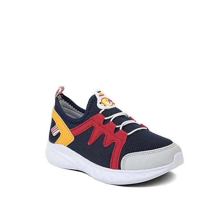 Lacivert Kırmızı Anorak Erkek Çocuk Spor Ayakkabı