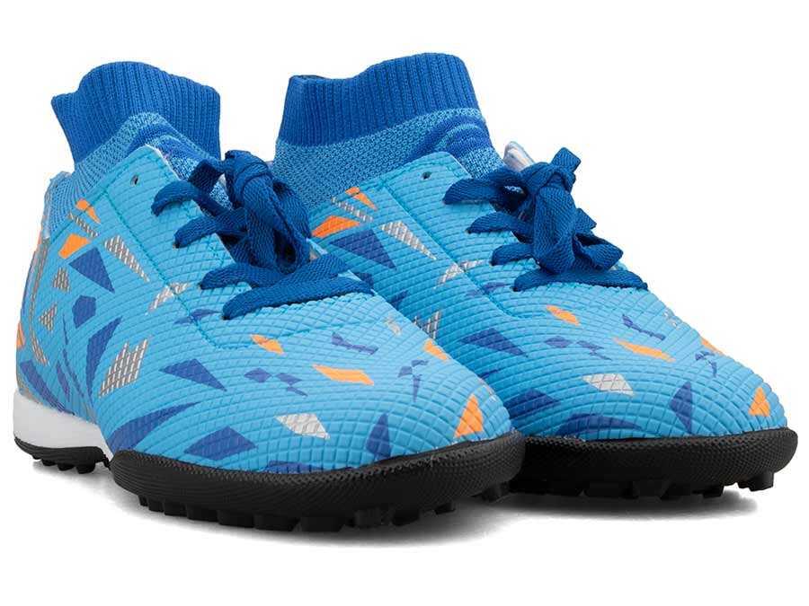 Mavi Çoraplı Çocuk Halısaha Ayakkabı