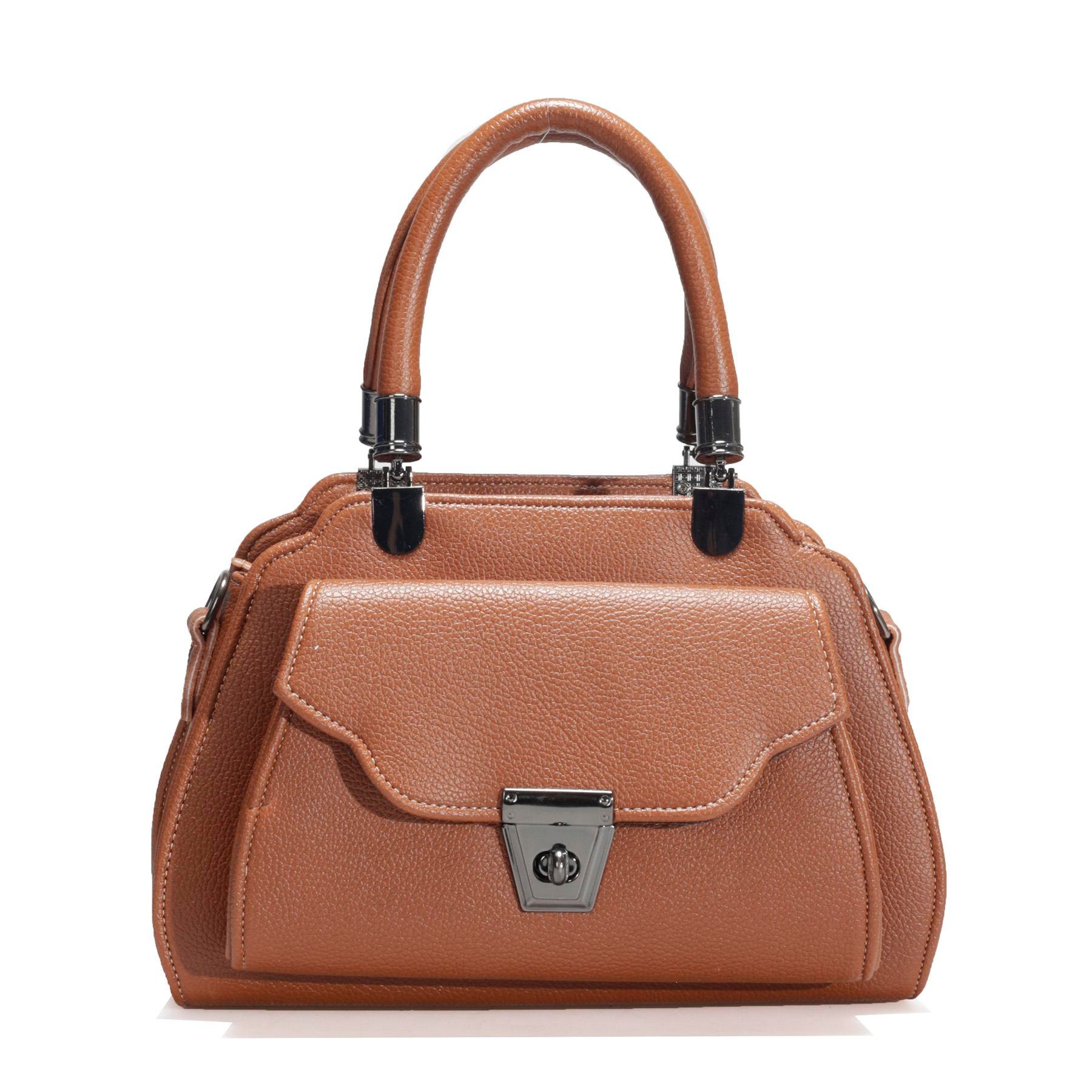 Mini Klasik Taba Kadın El ve Omuz Çantası