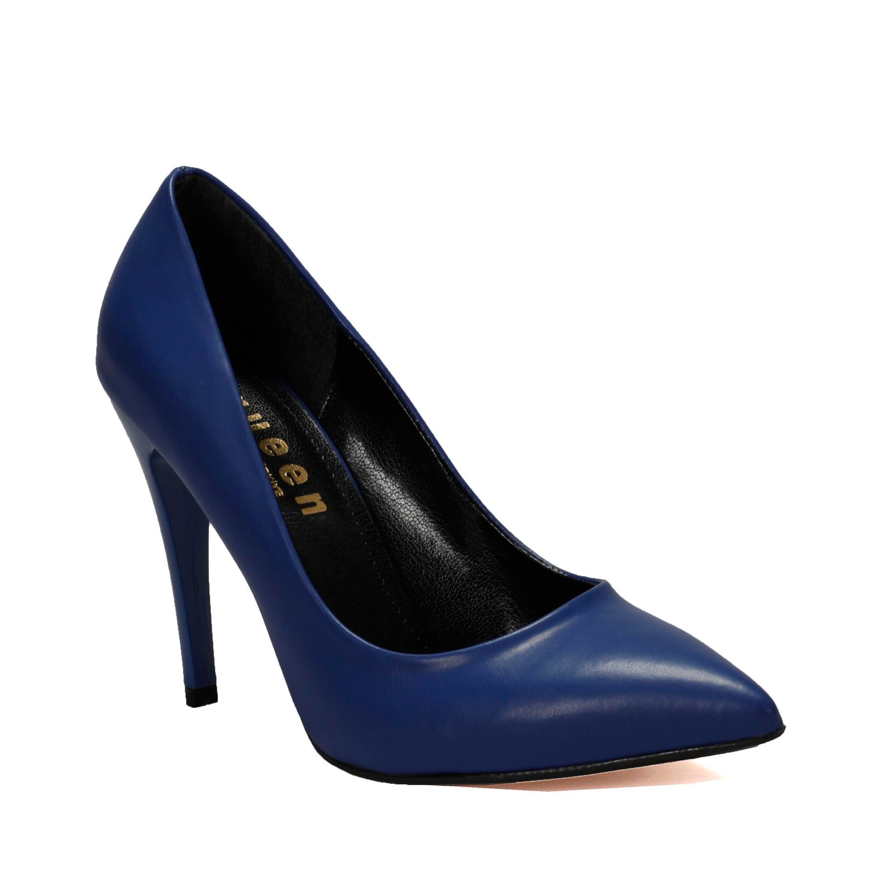 Sax Rengi Topuklu Stiletto Ayakkabı