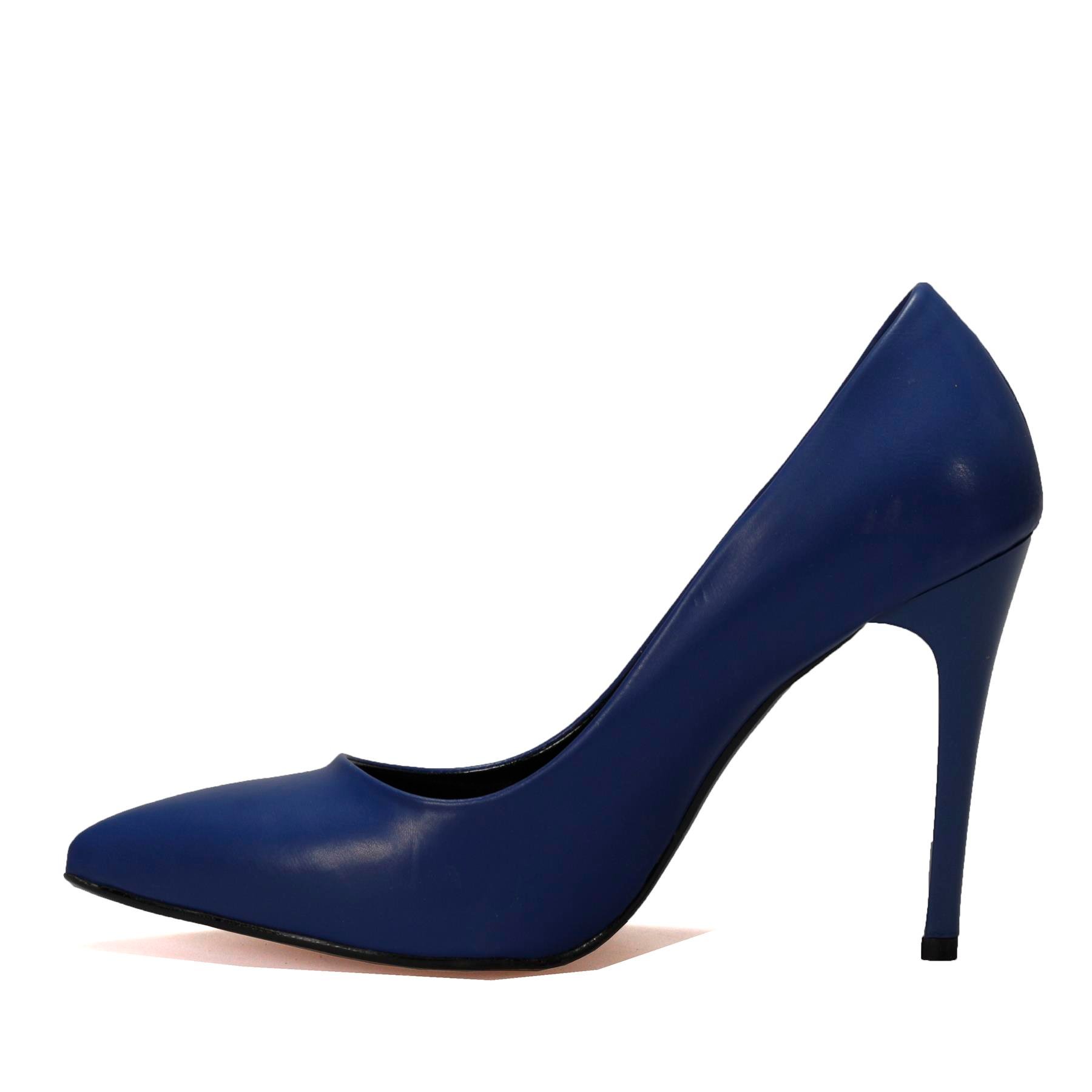 Sax Rengi Topuklu Stiletto Ayakkabı