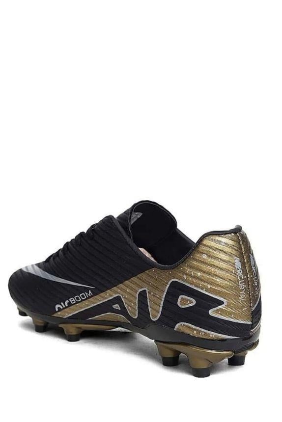 Siyah Altın Krampon Futbol Ayakkabısı