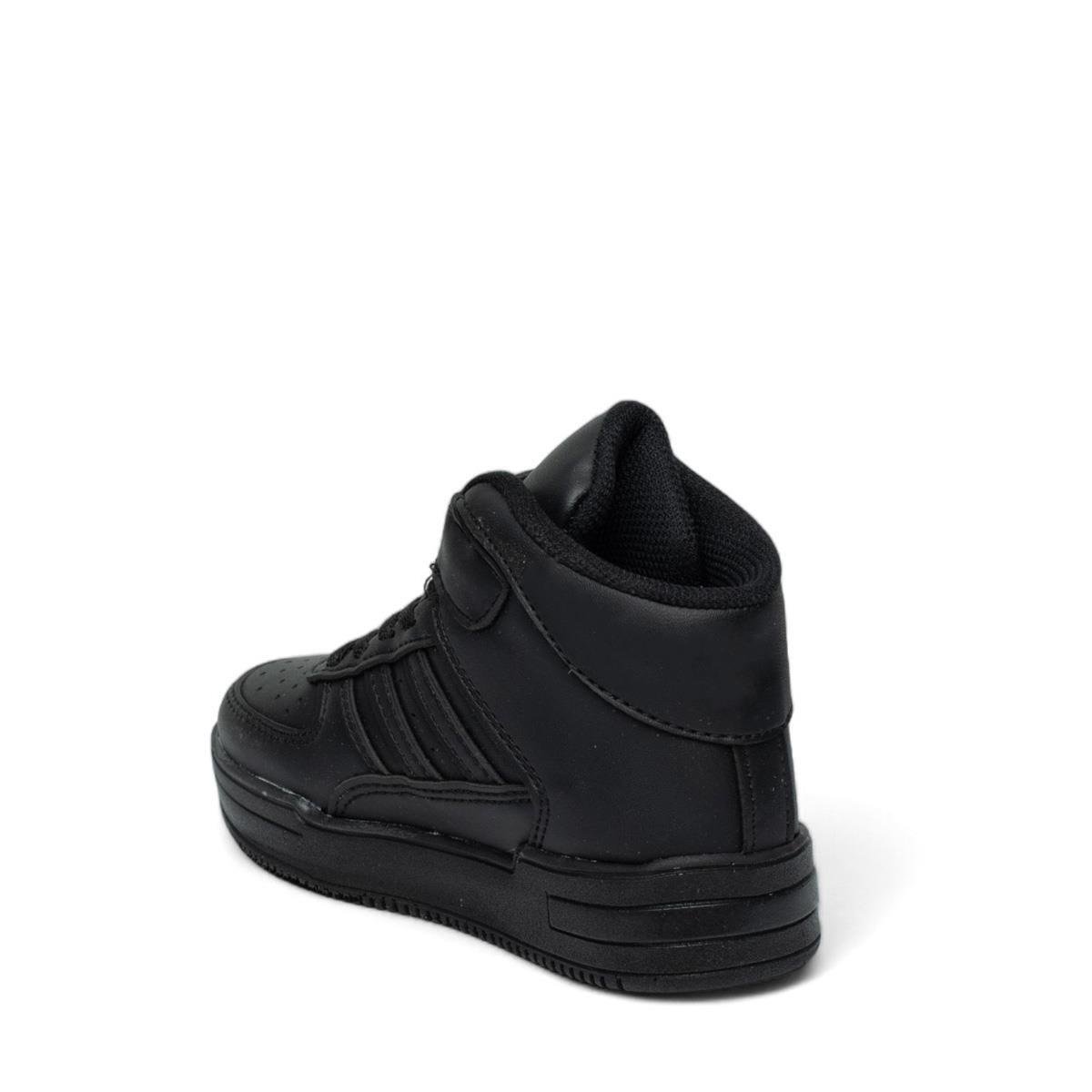 Siyah Erkek Çocuk Bilekten Spor Ayakkbı