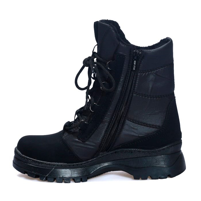 Siyah Zümrüt Bağcıklı Kadın Bot