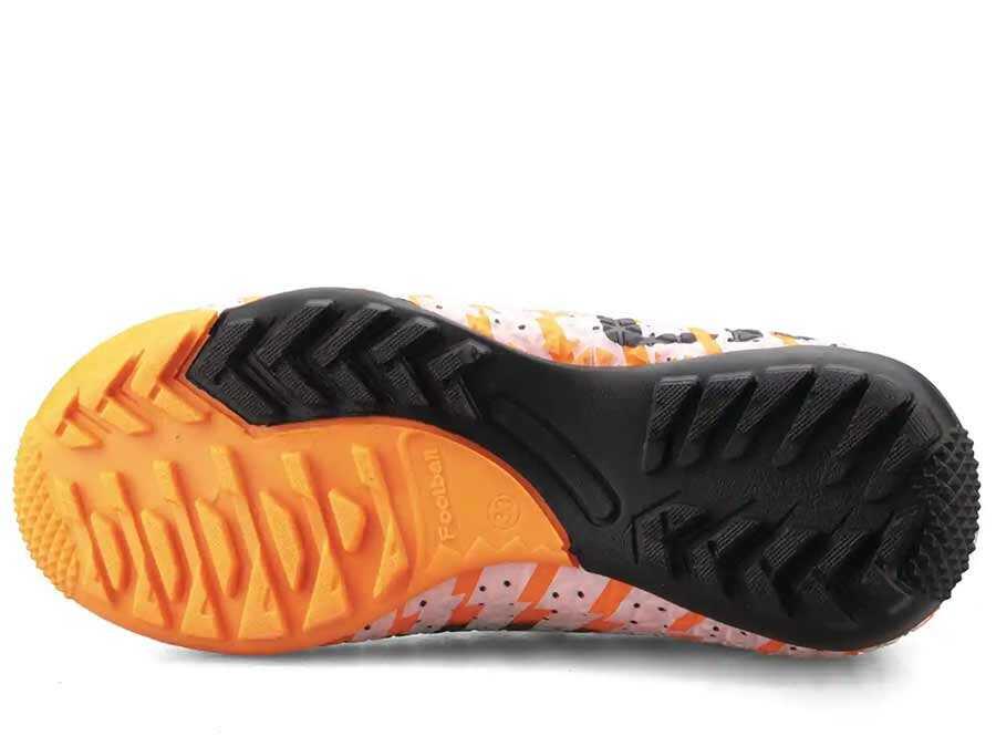 Turuncu Siyah Erkek Halı Saha Futbol Ayakkabısı