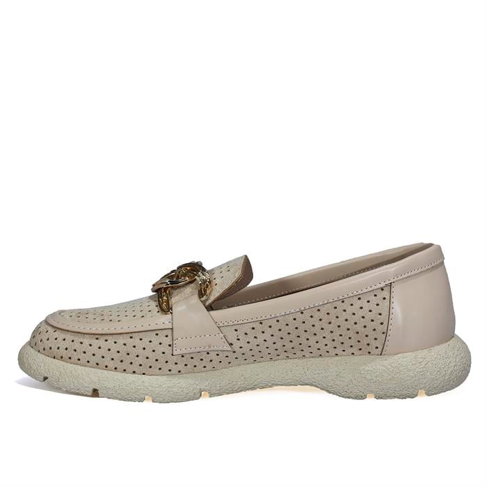 Yemeny Zincir Detaylı Nut Casual Ayakkabı-1002