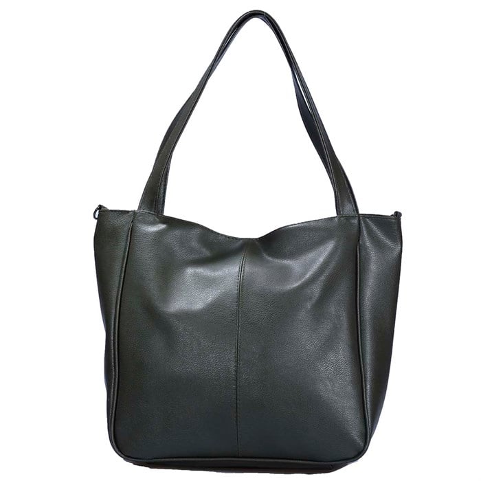 Yeşil Kadın Büyük Boy Omuz Çantası