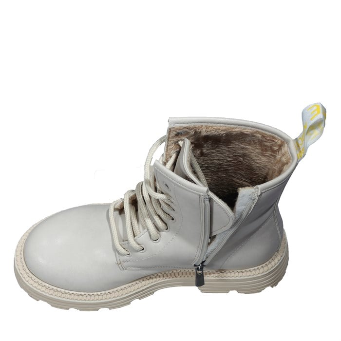 Yüksek Taban Bej Postal Kadın Bot 