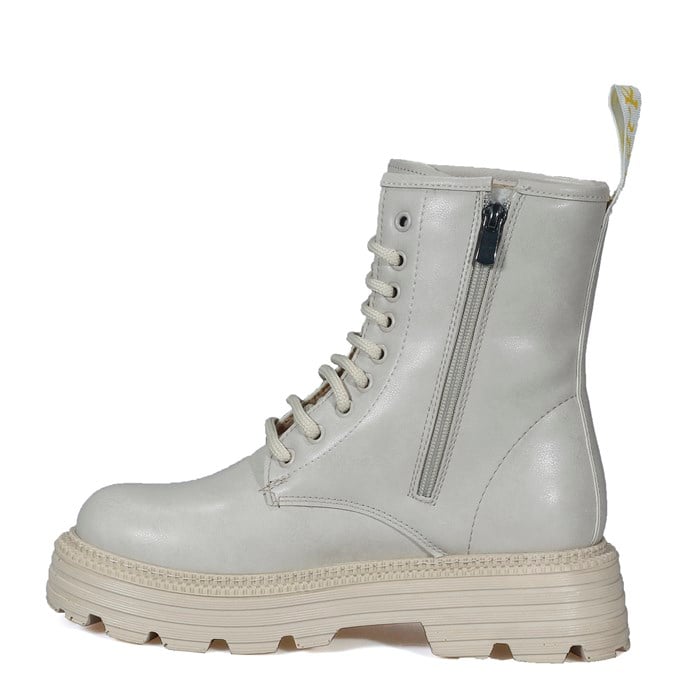 Yüksek Taban Bej Postal Kadın Bot 