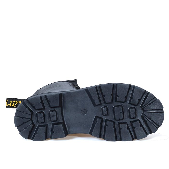 Yüksek Taban Siyah Postal Kadın Bot 