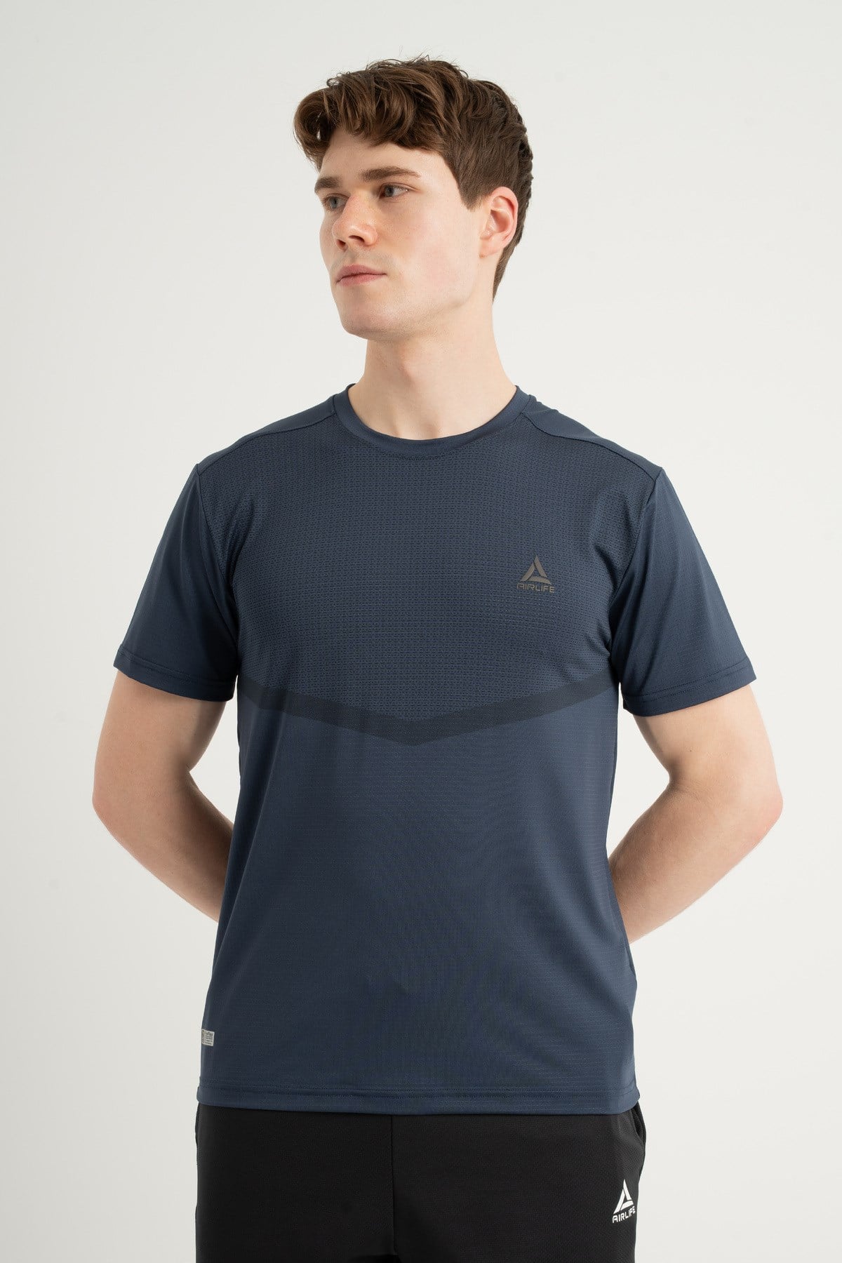Aırlife 190053-M.02-L Erkek  Tişörtü  Lacivert