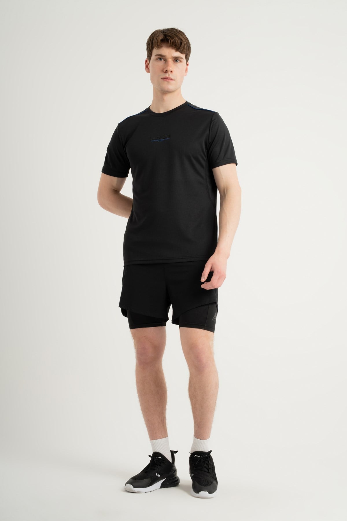 Aırlife 190058-M.02-S Erkek Tişörtü Siyah