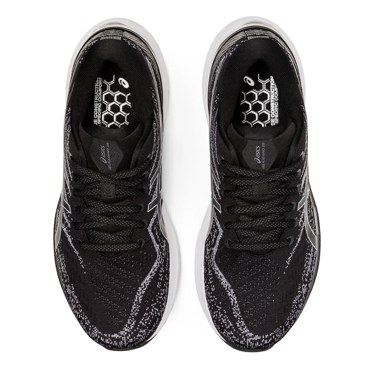 Asics Gel-Kayano 29 Kadın Siyah-Gri Koşu Ayakkabı