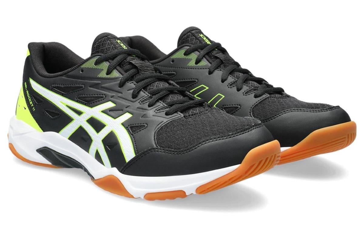 Asics Gel-Rocket 11 Siyah-Sarı Erkek Voleybol Ayakkabısı