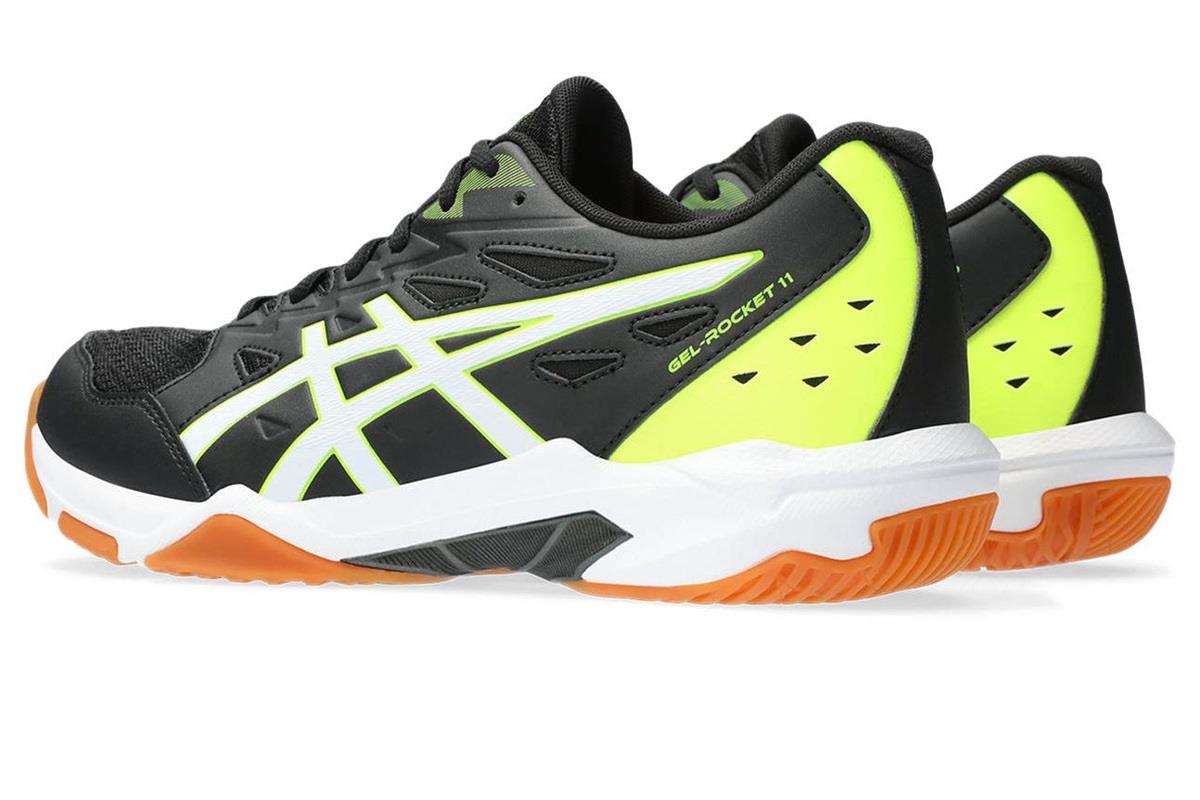 Asics Gel-Rocket 11 Siyah-Sarı Erkek Voleybol Ayakkabısı