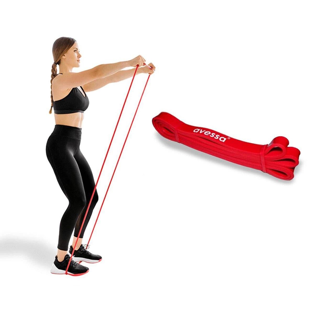 Avessa Lateks Güç Lastiği OrtaSert 21 mm / Kırmızı