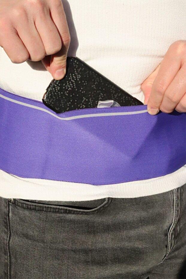 BEL KEMERİ 35 CM - MÜRDÜM GRİ - MKB 603