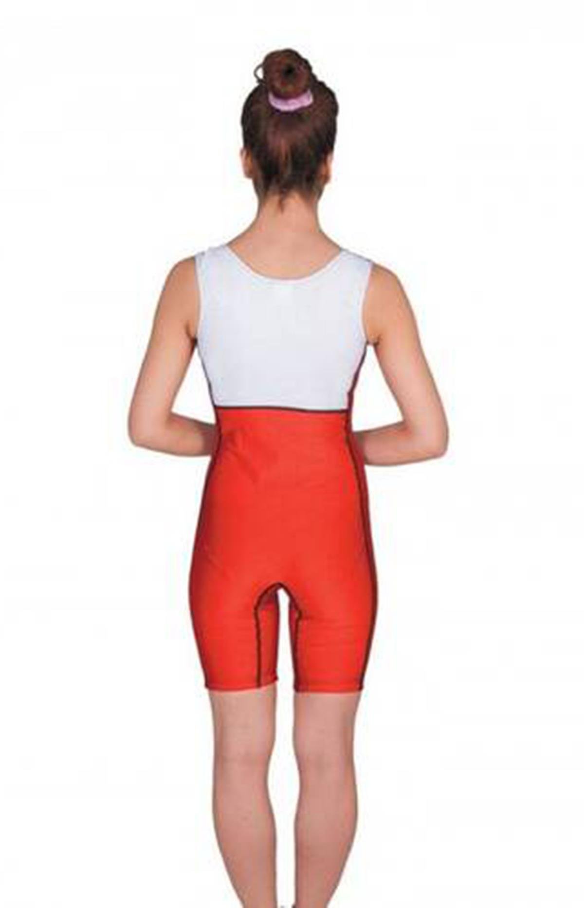 Karacan 535 Kadın Güreş Mayosu / Kırmızı