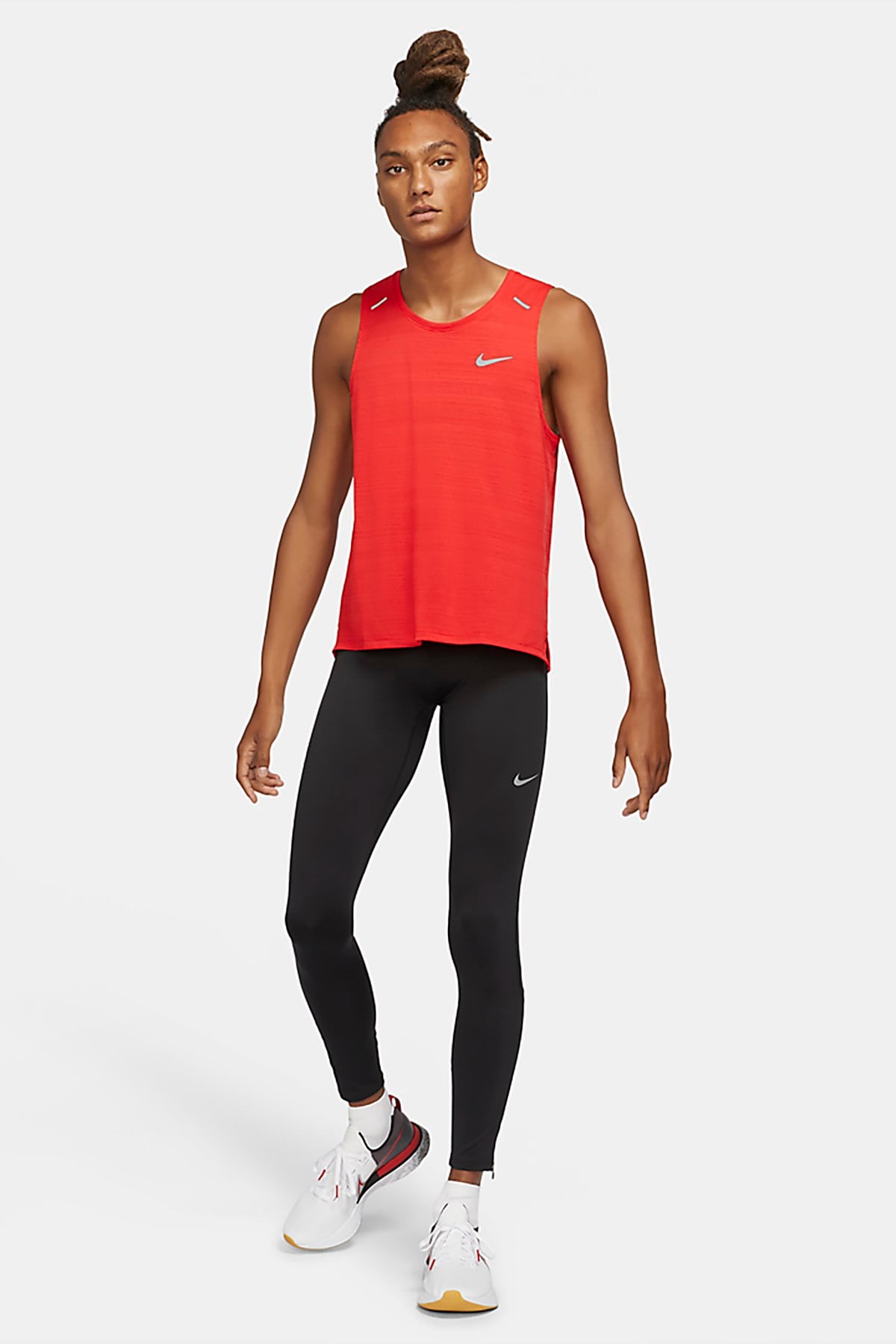 Nike CZ8830-010 Df Chllgr Tight Erkek Koşu  Tayt 