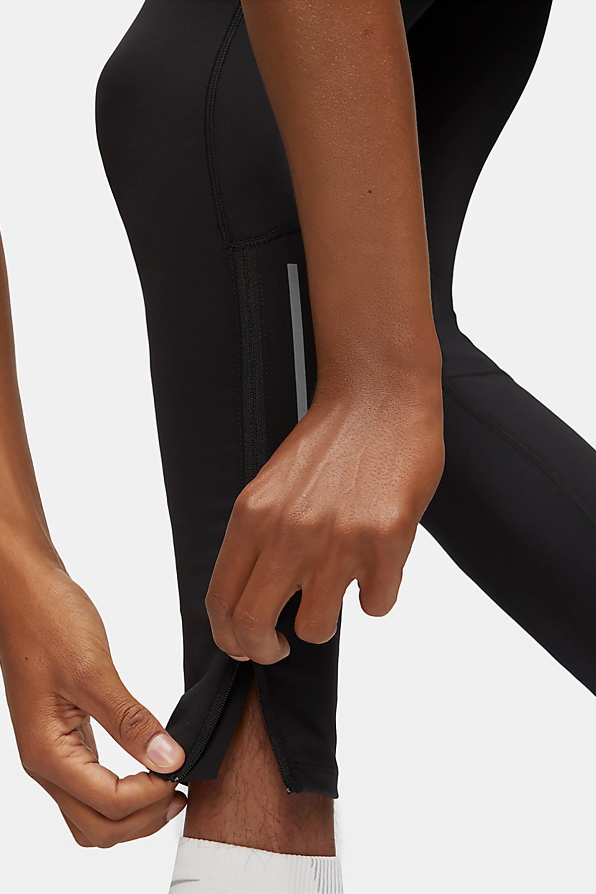 Nike CZ8830-010 Df Chllgr Tight Erkek Koşu  Tayt 