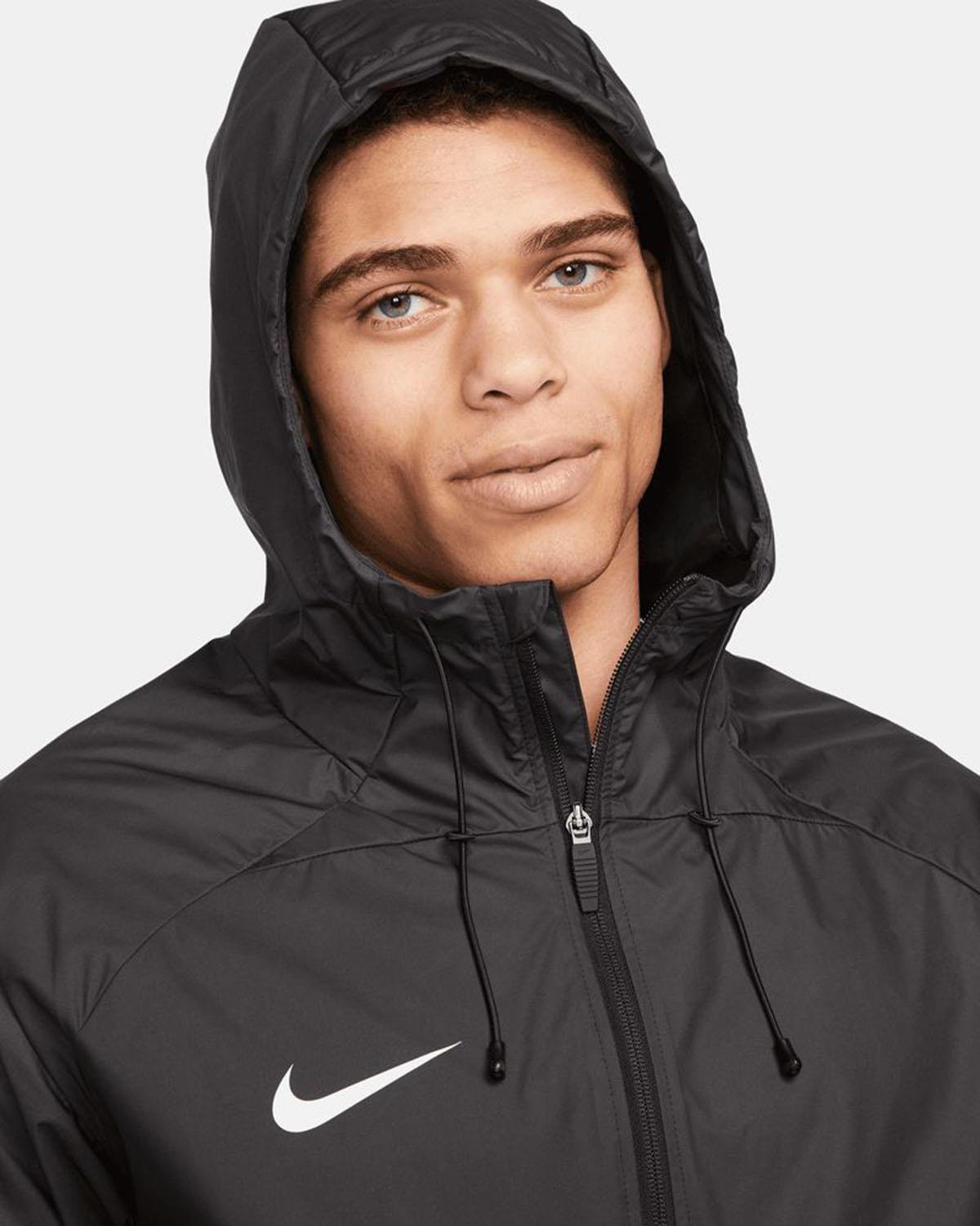 Nike DJ6301-010 Mens Full-Zip Hooded Soccer Jacket