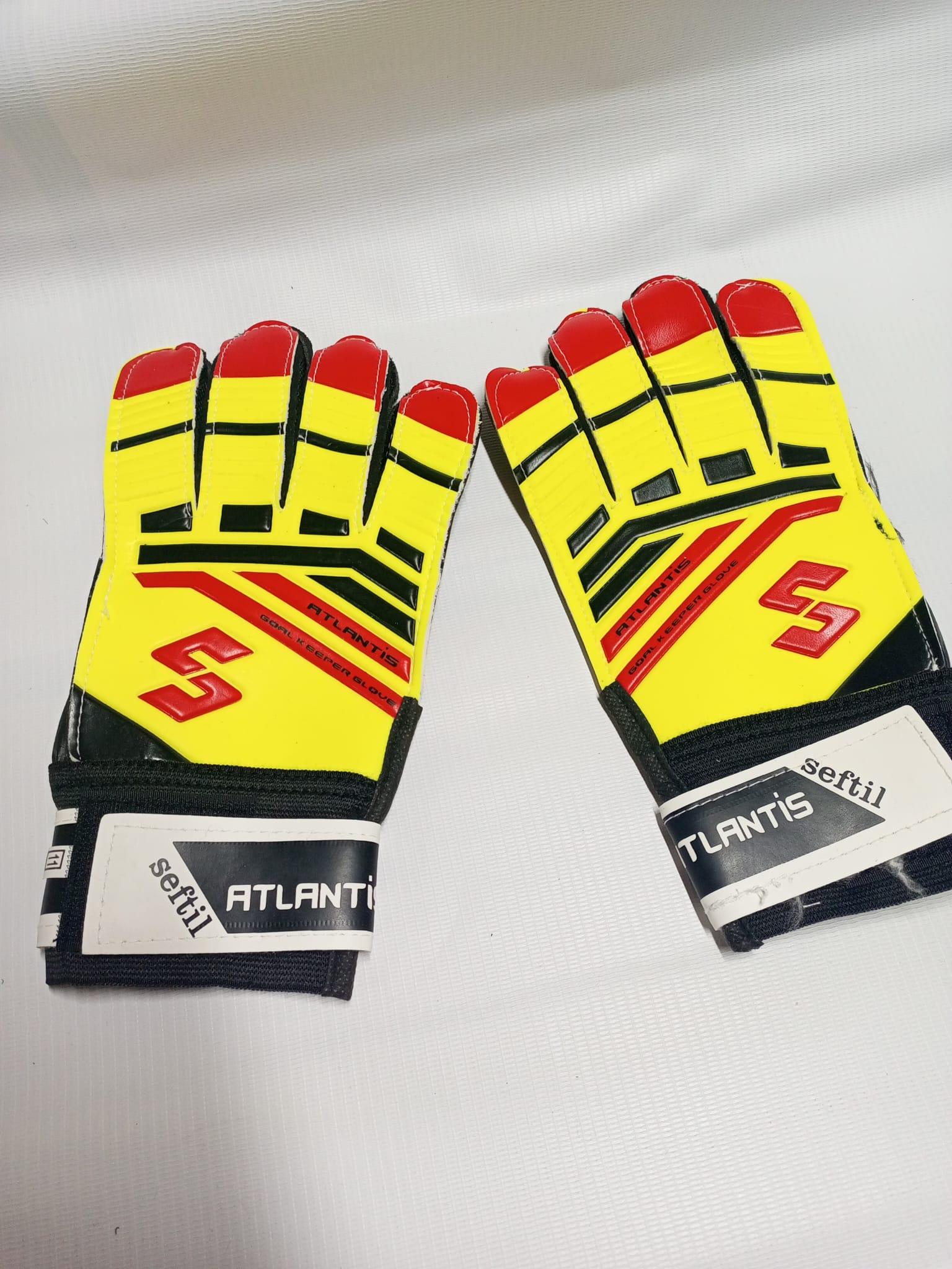 Seftil Atlantis Kaleci Eldiveni Sarı-Kırmızı
