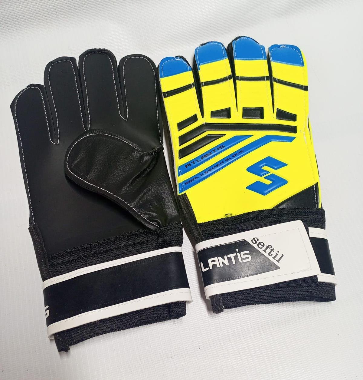 Seftil Atlantis Kaleci Eldiveni Sarı-Mavi