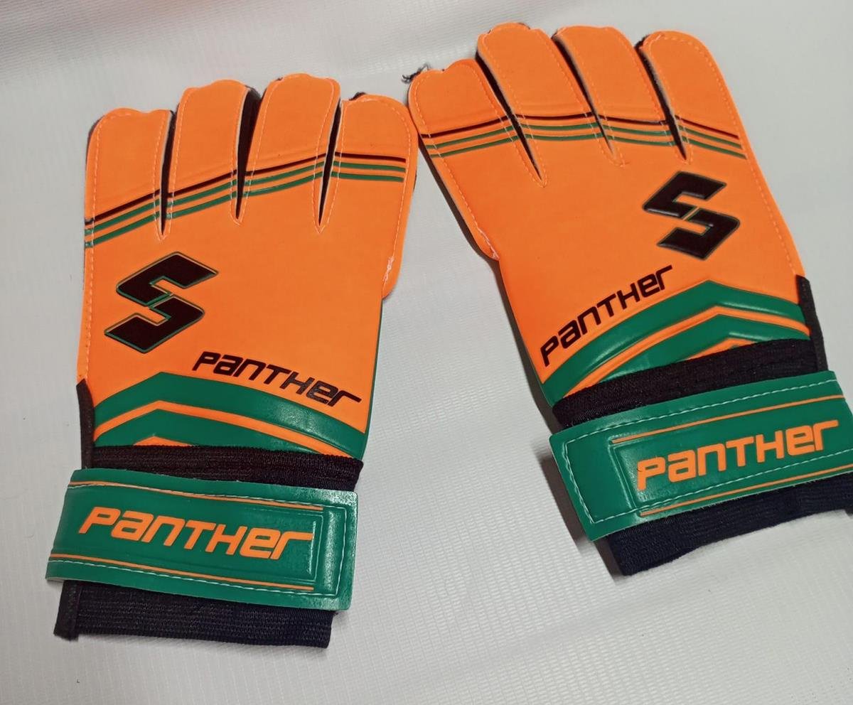 Seftil Panther Kaleci Eldiveni Turuncu-Yeşil