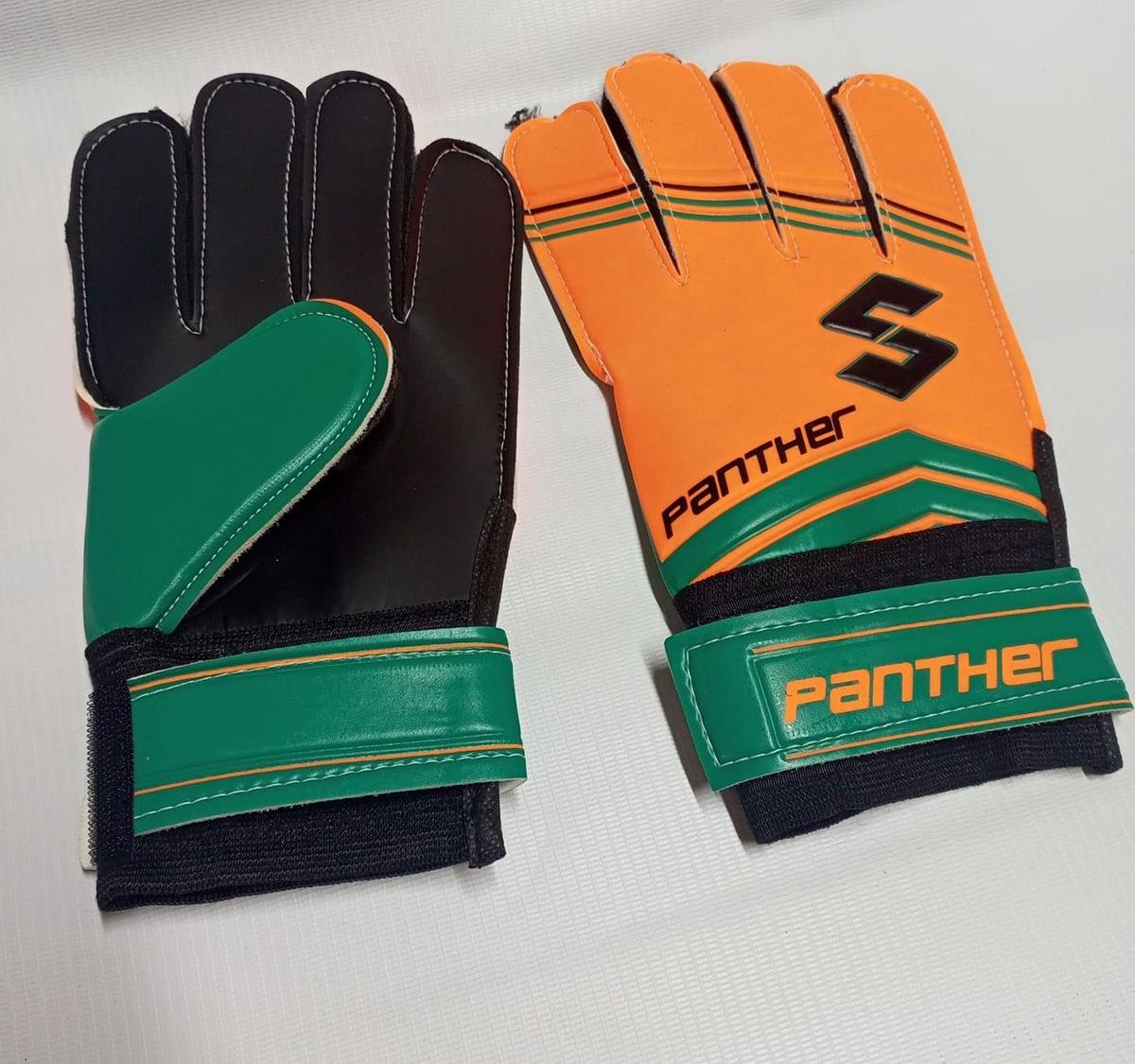 Seftil Panther Kaleci Eldiveni Turuncu-Yeşil