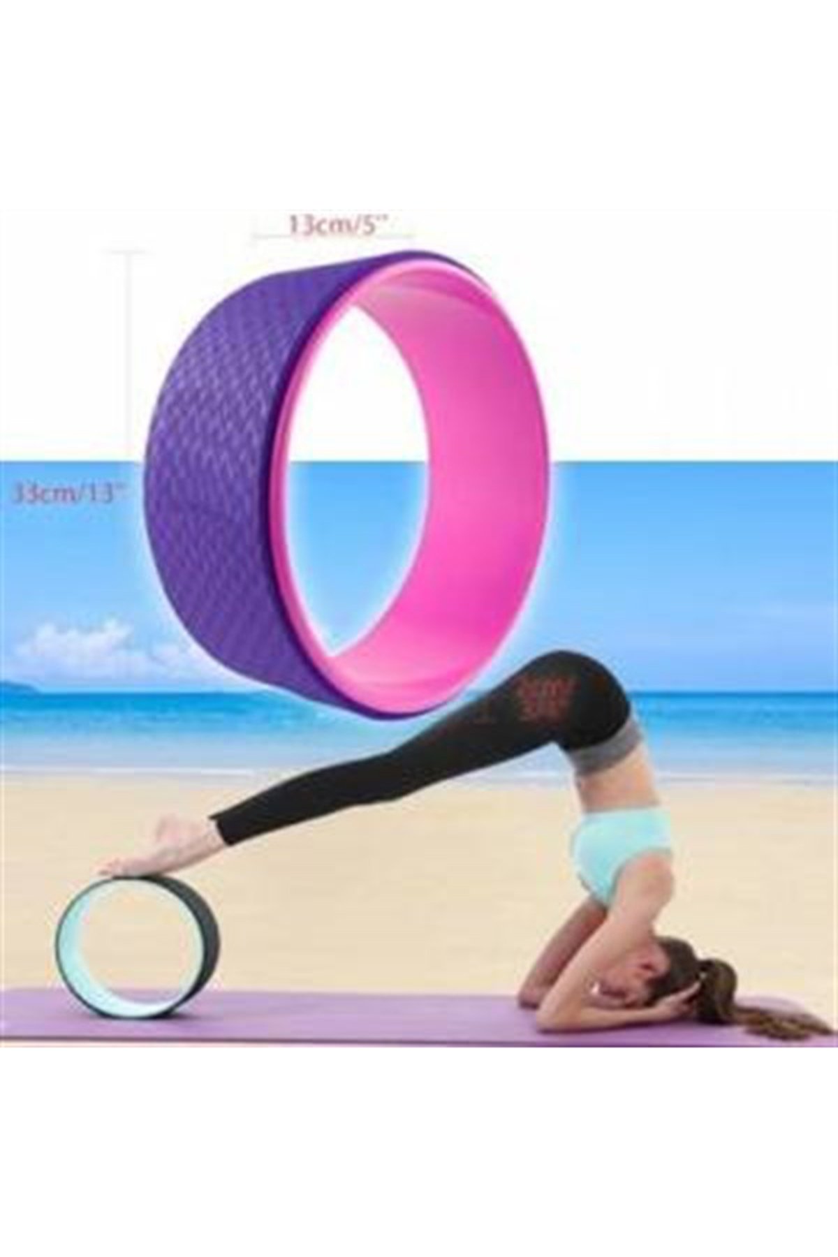 Seftil Yoga Pilates Masaj Egzersiz Tekerleği