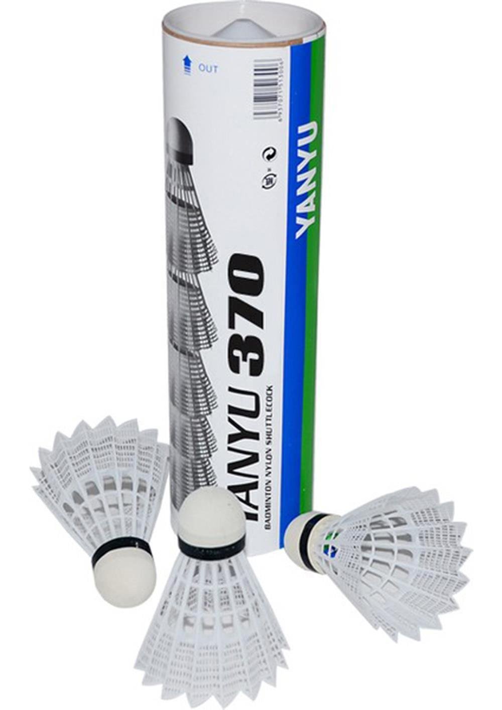 Yanyu BAD-370 Beyaz 6'lı Plastik Badminton Topu