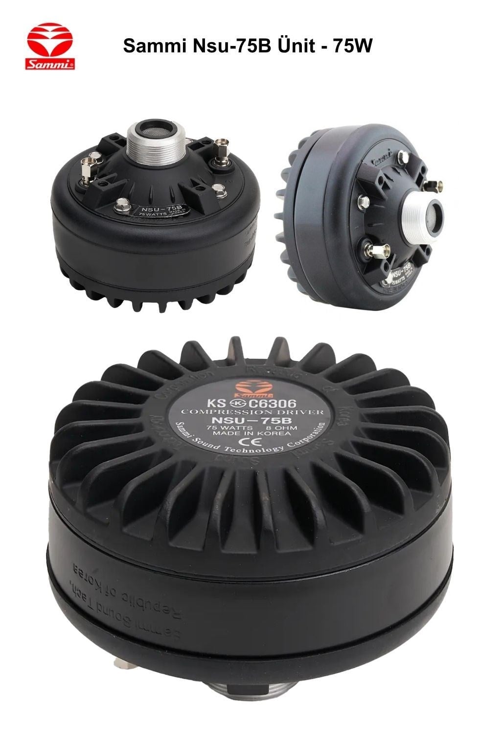 Sammi NSU-75B 75W 16 Ohm Cami Minare Ünit Hoparlörü Driver