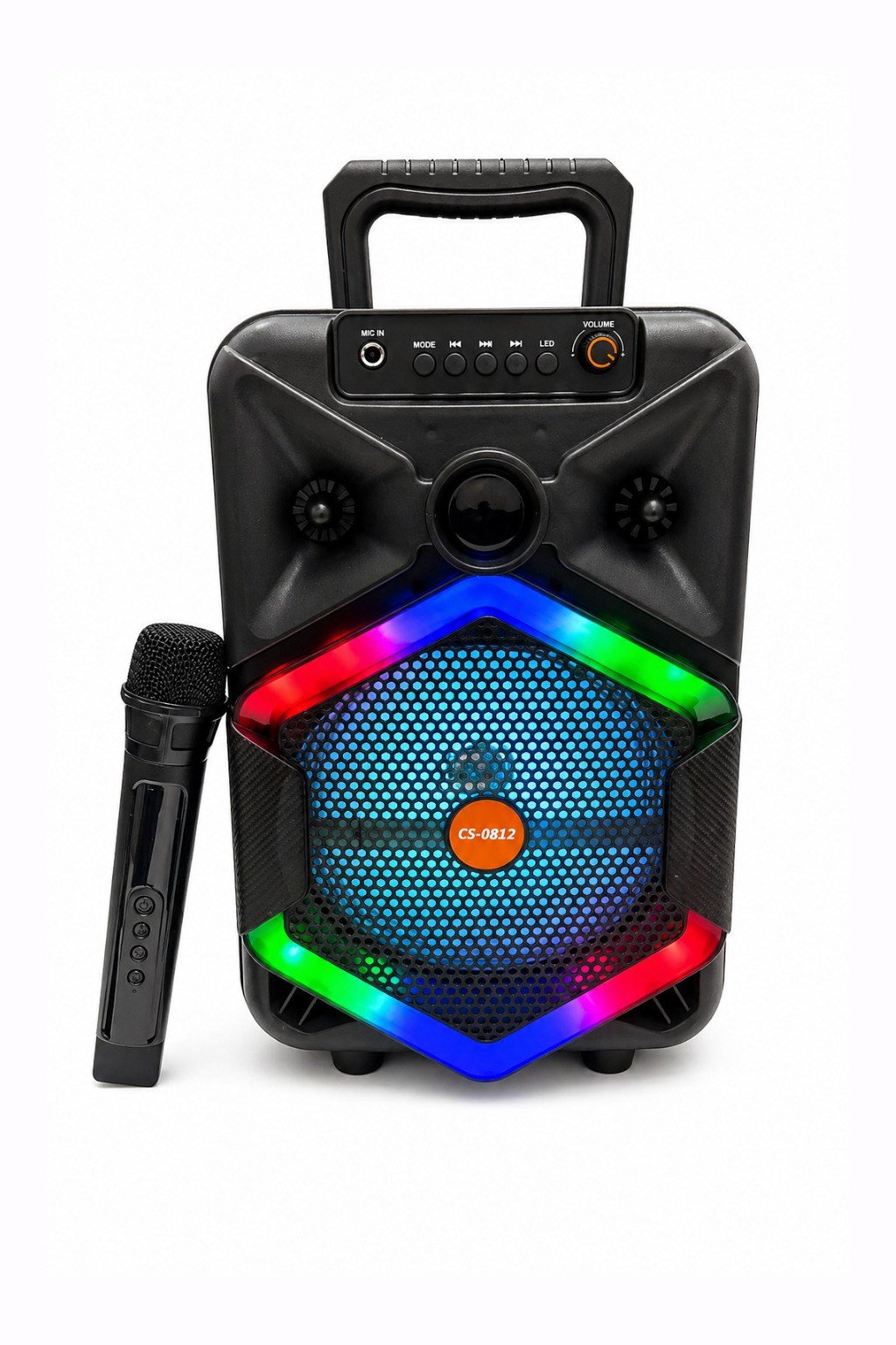 Torres CS-0812 200W Karaoke Hoparlör Mikrofonlu | Bluetooth Taşınabilir Ses Sistemi