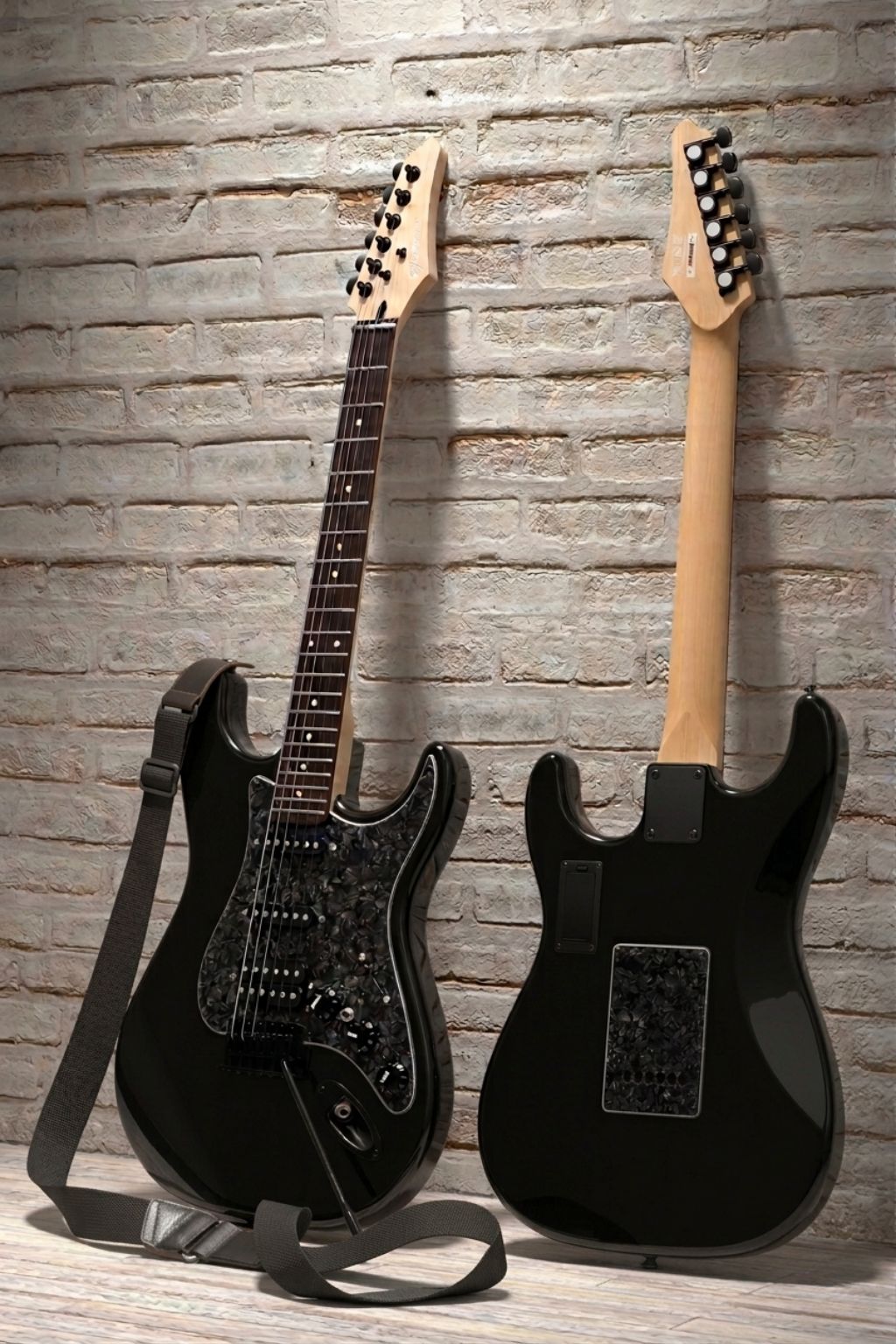 Torres Guson STD-20BK Siyah DSP Elektro Gitar HSS Tremolo Distortion Efektli