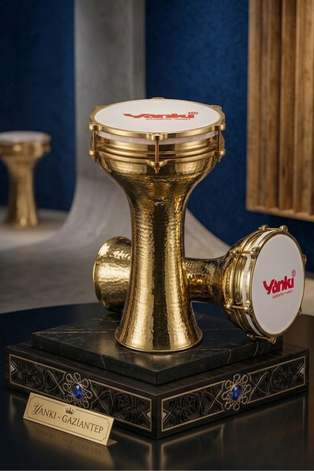 Yankı BDR-06 Profesyonel Bakır Darbuka Bass Sahne Serisi Turkish Darbuc