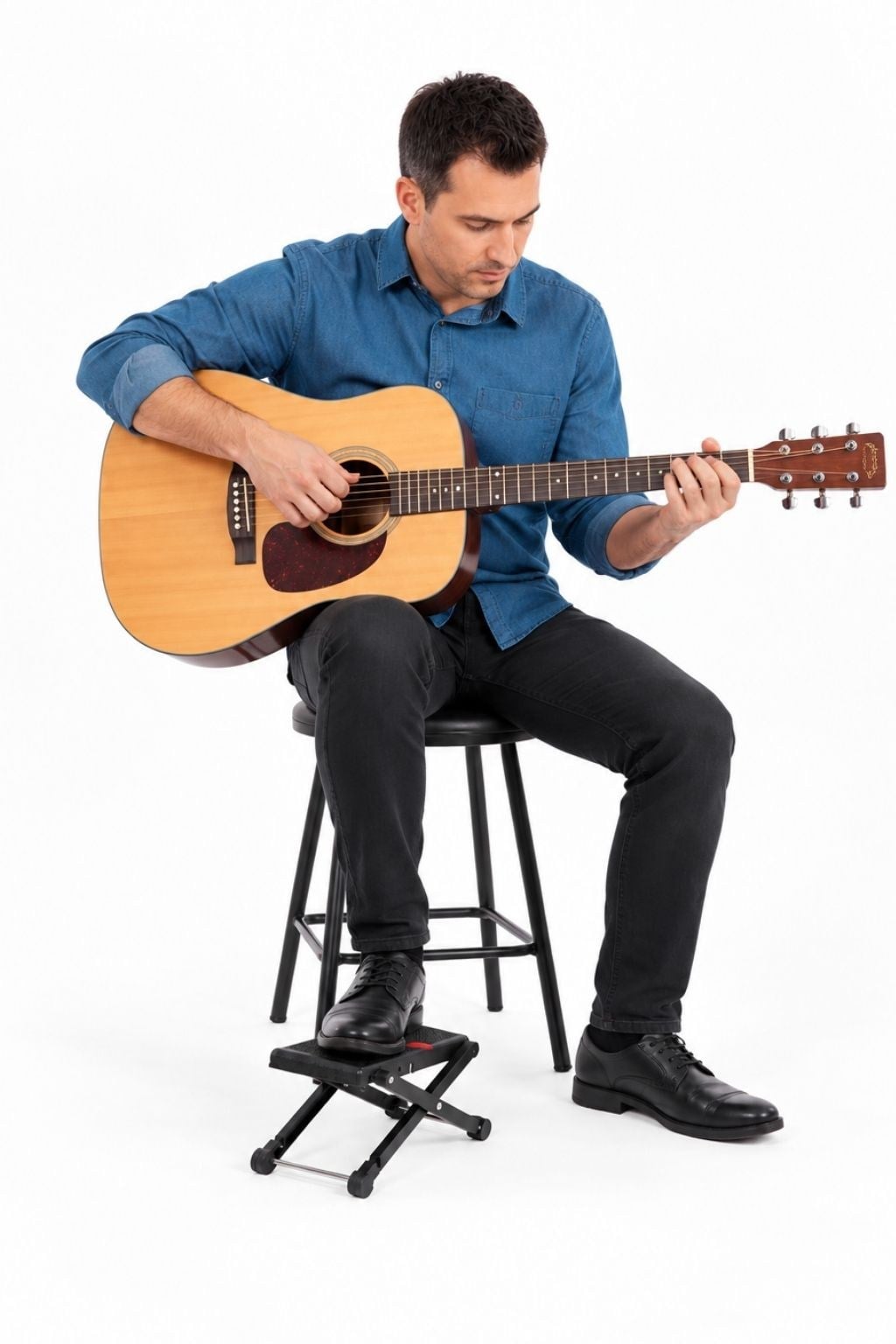 Yankı FS-30 Ayarlanabilir Gitar Ayak Sehpası Foot Stool Katlanabilir