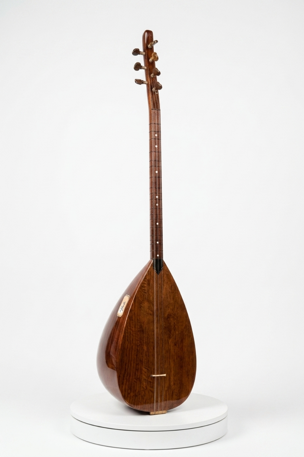 Yankı YB-40MP Kısa Sap Bağlama Profesyonel Maun Saz (Kılıf, Tel, Mızrap Hediyeli)