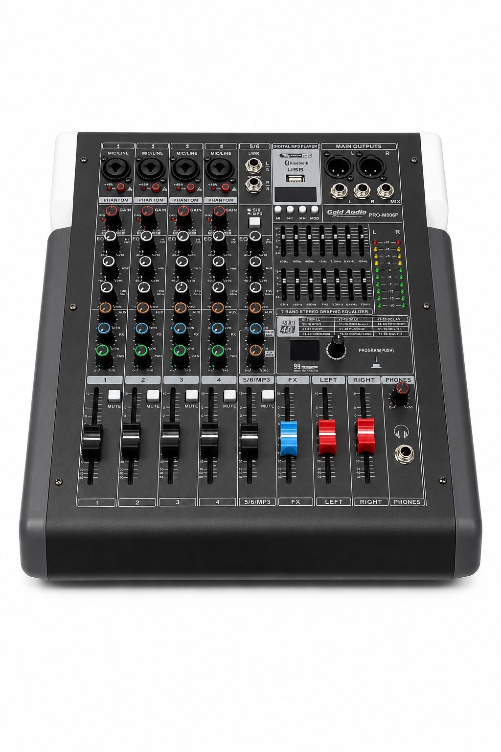 YSP-101 Profesyonel Ses Sistemi Seti 2x600W Hoparlör Mikser Mikrofon ve Standlı Okul Düğün Kafe Organizasyon Paketi